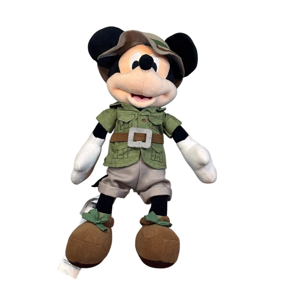 Disney World Animal Kingdom Safari Mickey Plush